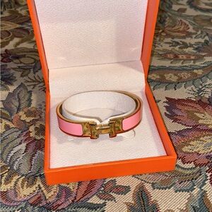 Hermes bracelet pink